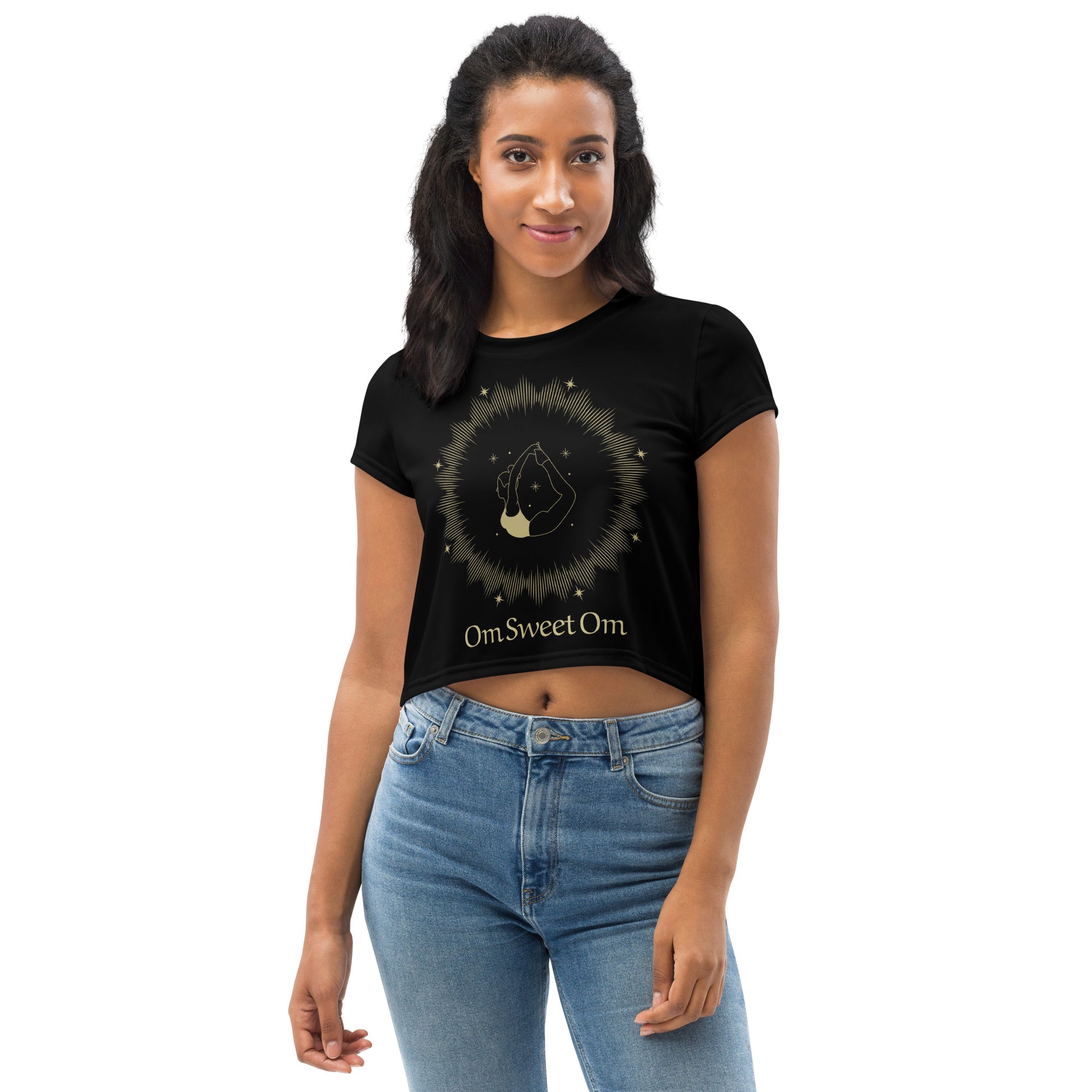 SHE REBEL - Om Yoga Crop Top